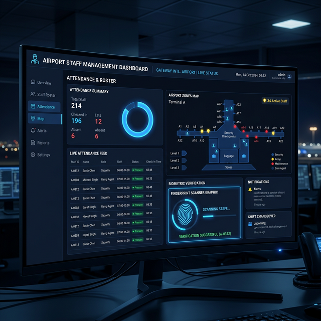 Airport Staff Management App